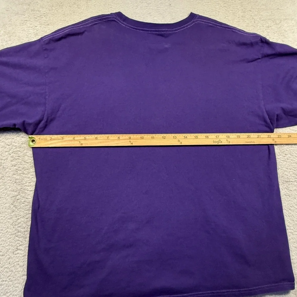 Champion‎ Clemson Tigers T-Shirt Graphic Print Purple Tee Unisex XL - Picture 6 of 6